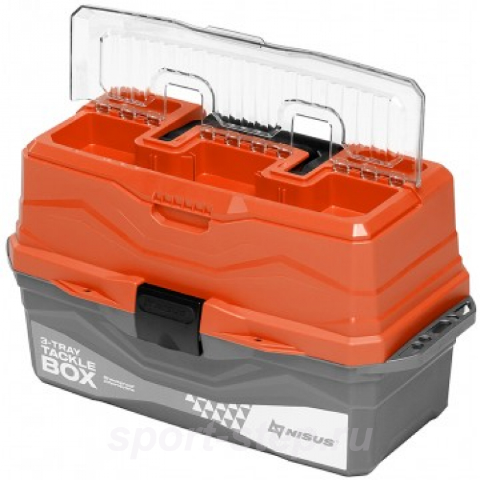 Ящик для снастей Tackle Box трехполочный оранжевый (N-TB-3-O) NISUS