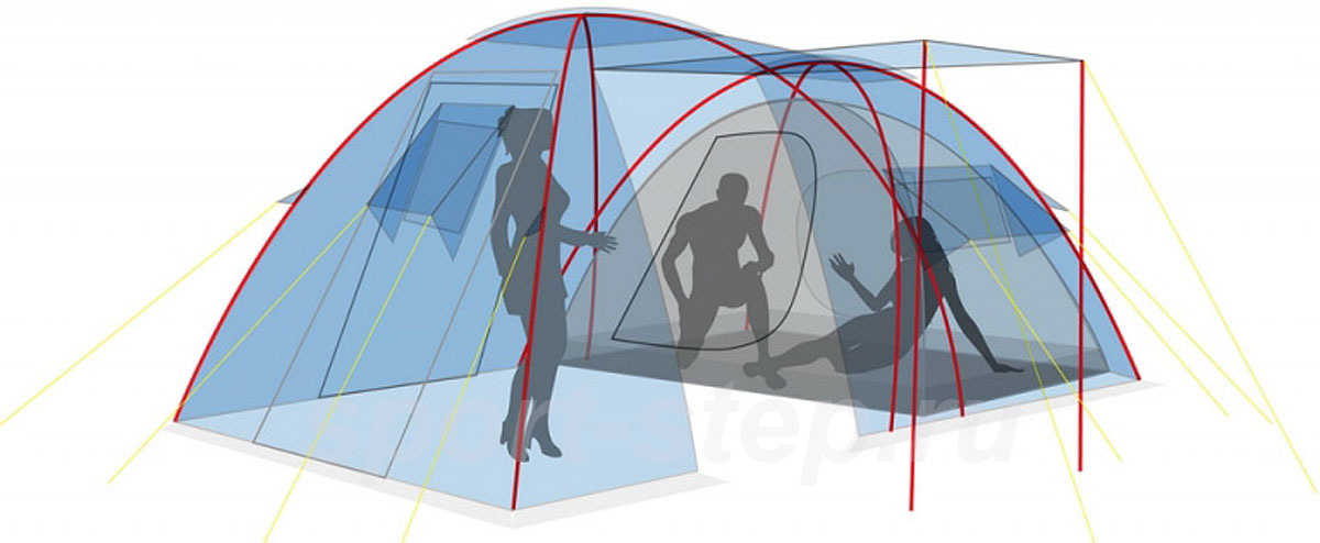 Палатка Canadian Camper GRAND CANYON 4, цвет forest