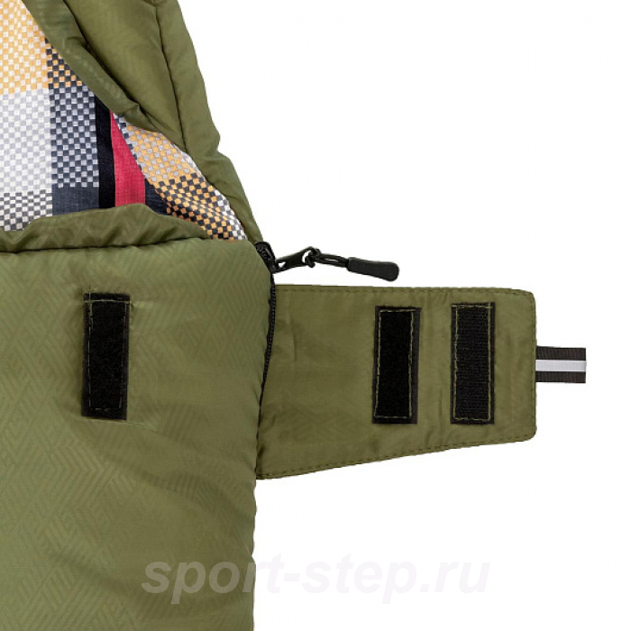 Спальный мешок TRAVEL XXL 300 (220х90) Hollowfiber зелёный (N-SB-H300-220x90) NISUS