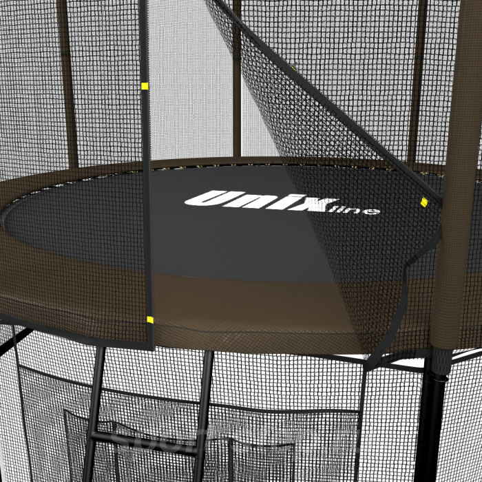 Батут UNIX line Black&Brown 10 ft (outside)