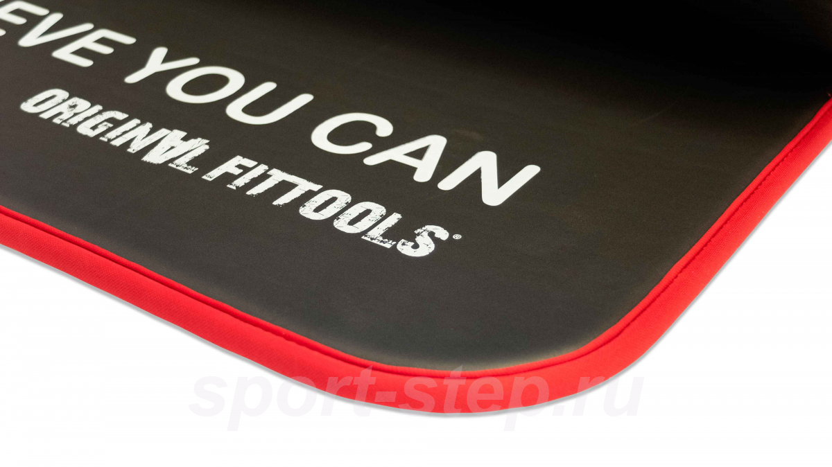 Мат для аэробики NBR 10 мм черный с кольцами OFT FT-YGR-100NBR-BKP