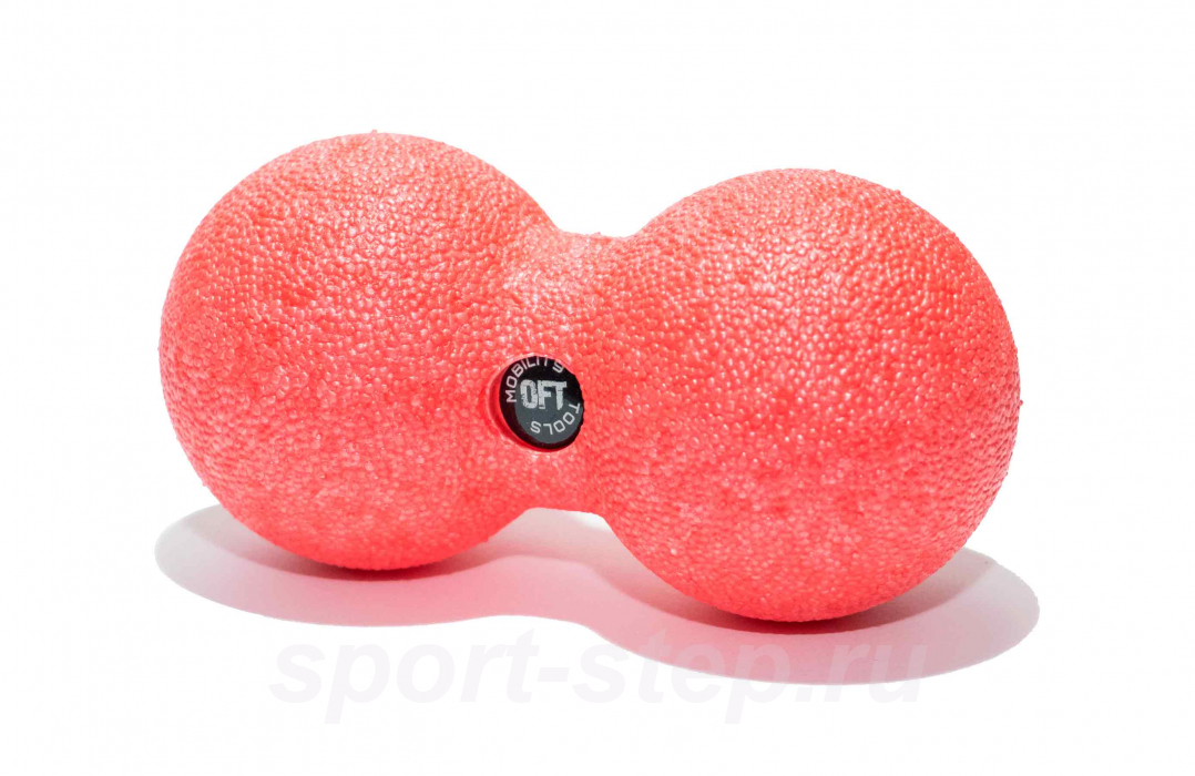 Шар массажный сдвоенный 12 х 6 см розовый OFT FT-EPP-126PB
