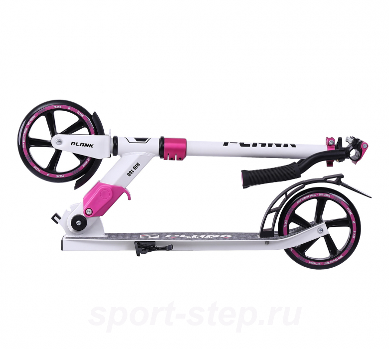 Самокат Plank Rio 180 бело/розовый