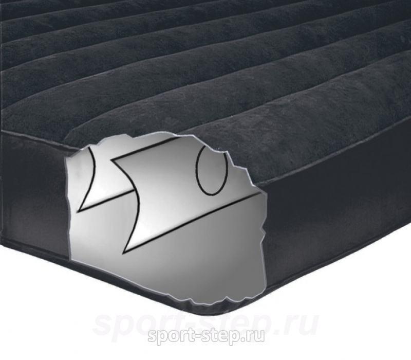 Односпальный надувной матрас Intex Pillow Rest Classic Bed Twin 66779 с встроенным электрическим насосом