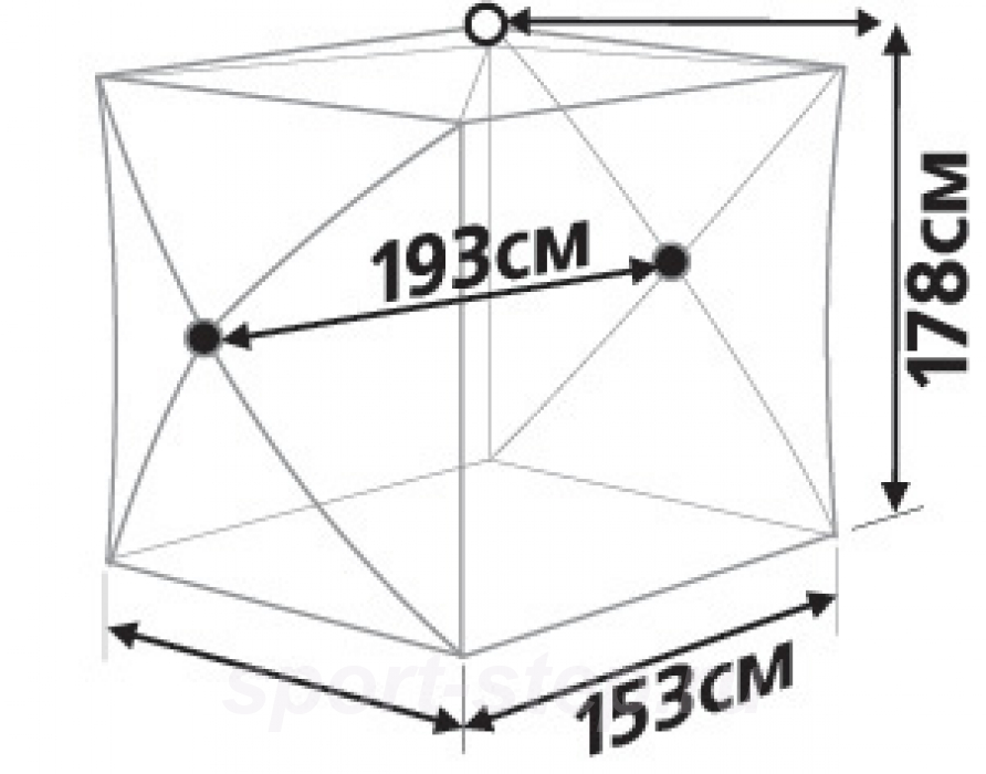 Зимняя палатка для рыбалки Canadian Camper Alaska 2 PRO