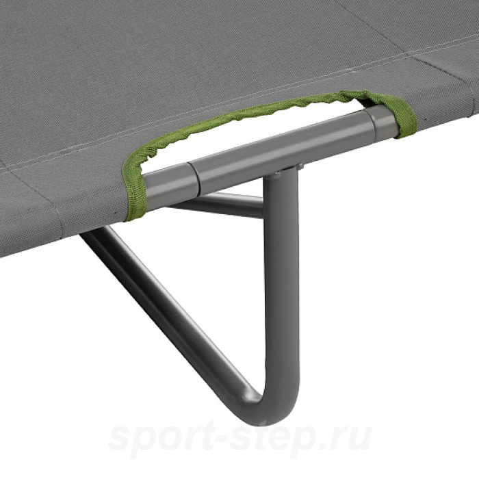 Кровать походная 140кг (стальная труба 22х1,2) серо-зеленый (T-N-BD630-98828-GR) NISUS (Тонар)