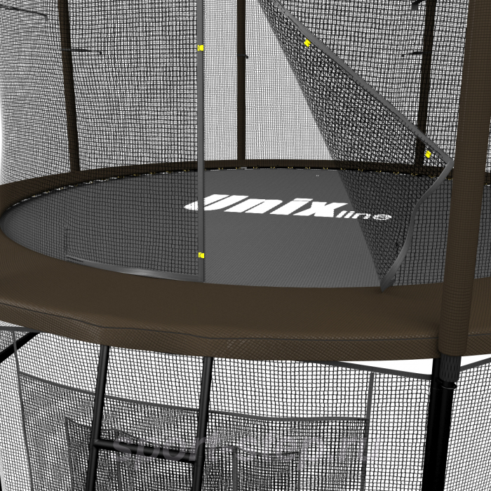 Батут UNIX line Black&Brown 12 ft (inside)