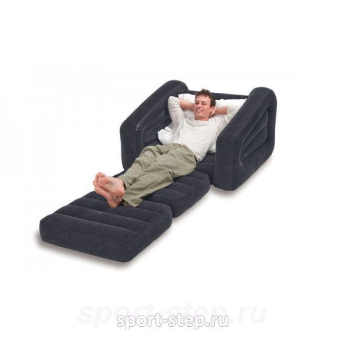 Надувное кресло-трансформер Intex Pull-Out Chair 68565 без насоса