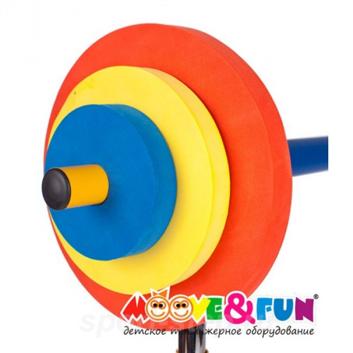 Детский тренажер скамья для жима со штангой Moove&Fun SH-06