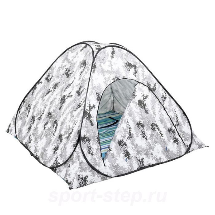 Палатка зимняя автомат утепленная 1,8*1,8 КМФ цифра дно на молнии (PR-D-TNC-040-1.8) Premier Fishing