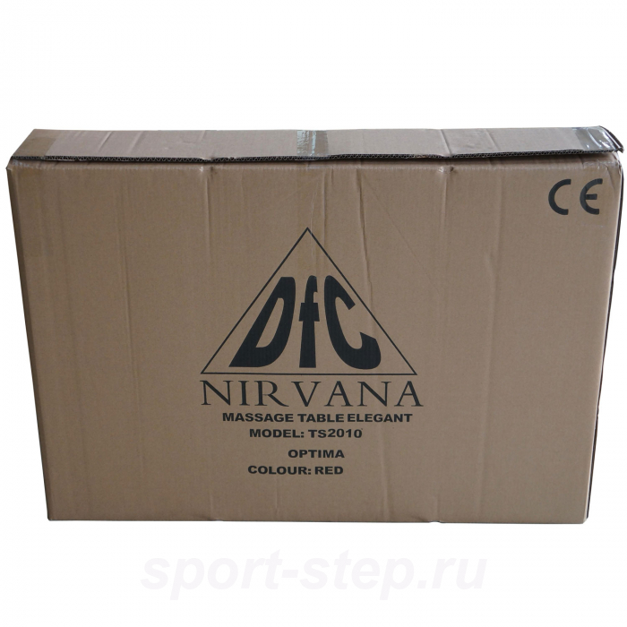 Массажный стол DFC Nirvana Elegant Optima red