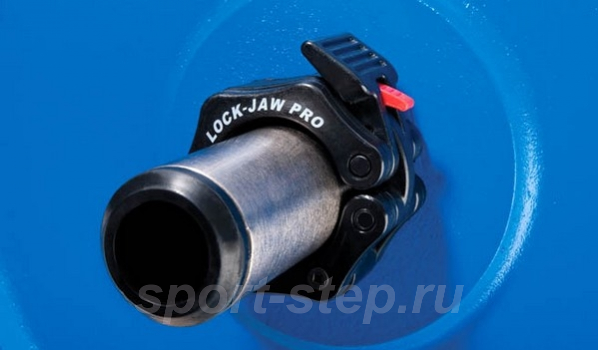 Замки олимпийские LockJaw с фиксаторами - синий (пара) LJC-PRO-BLK