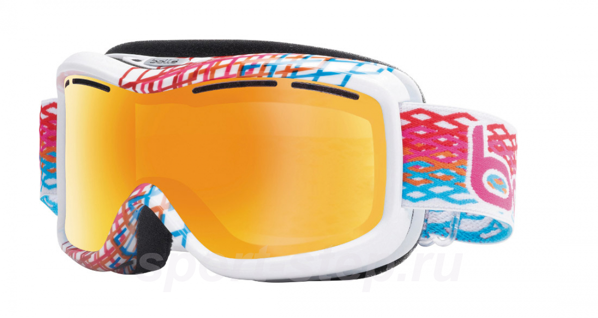 Маска Bolle Monarch White Diamond / Citrus Gold