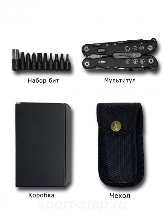 Мультитул MQ007D-8G цвет black черный