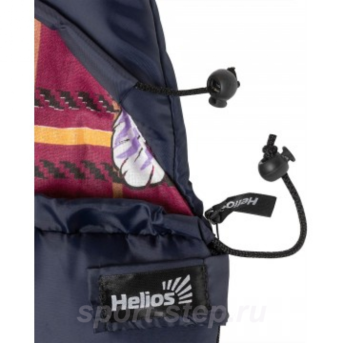 Спальный мешок БАТЫР XXL СОШ-4 (220*90) синий (синтепон) Helios