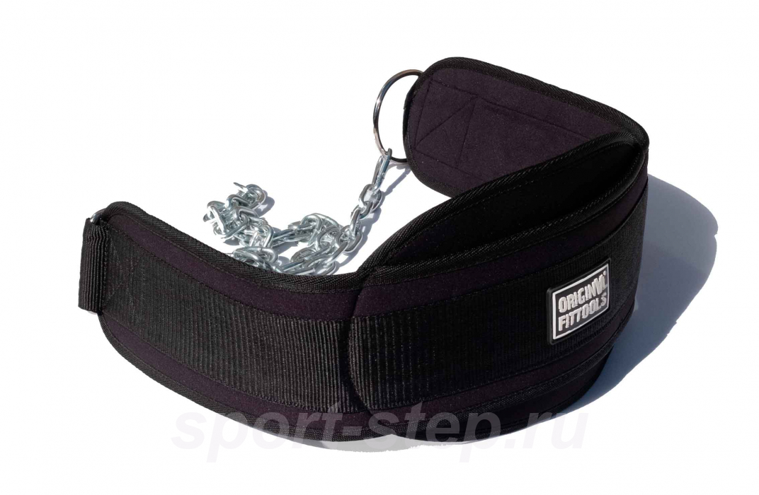 Ремень для подвешивания отягощений с поддержкой поясницы Original FitTools FT-BLT04-NLN