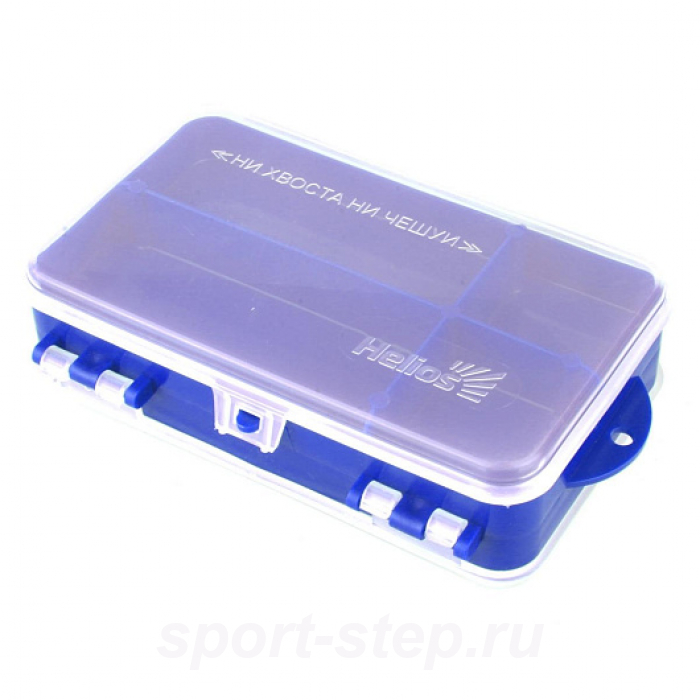 Коробочка для оснастки двухсторонняя (синяя) Helios