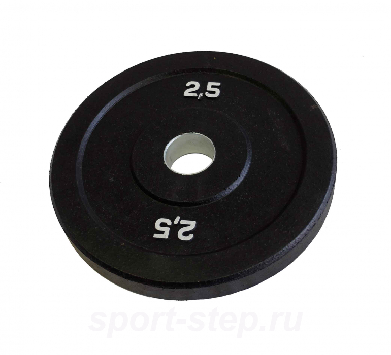 Диск бамперный 2,5 кг Original FitTools FT-BPB-2,5