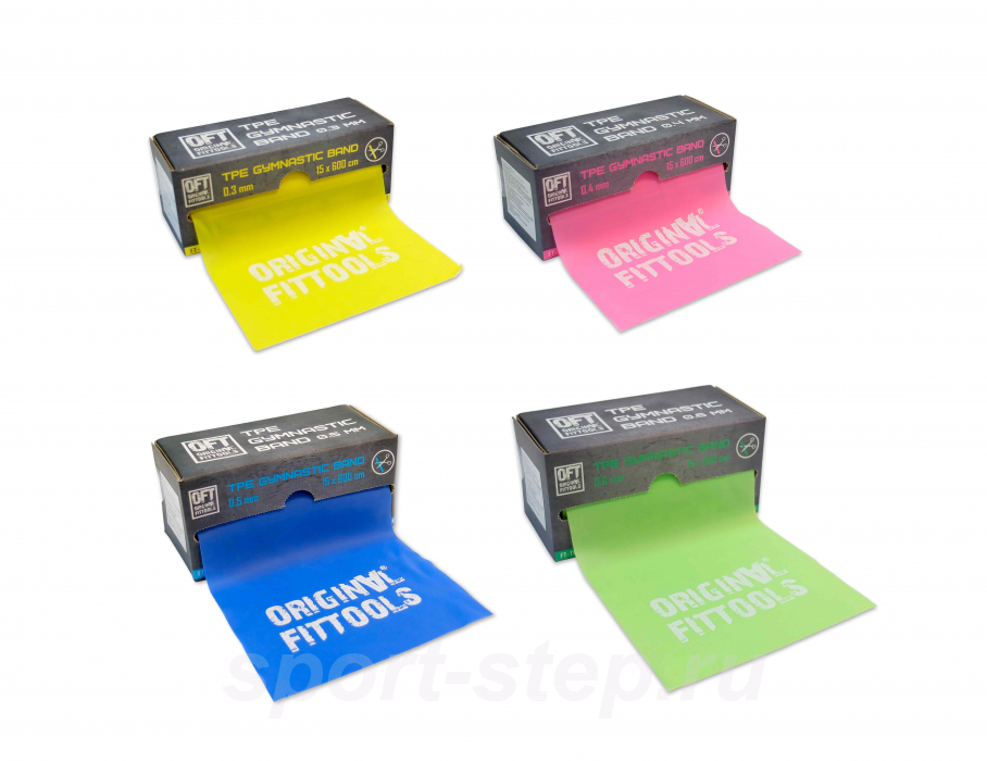 Эспандер ленточный TPE 6000х150х0.6 мм Original FitTools FT-TPEROLL-0.6