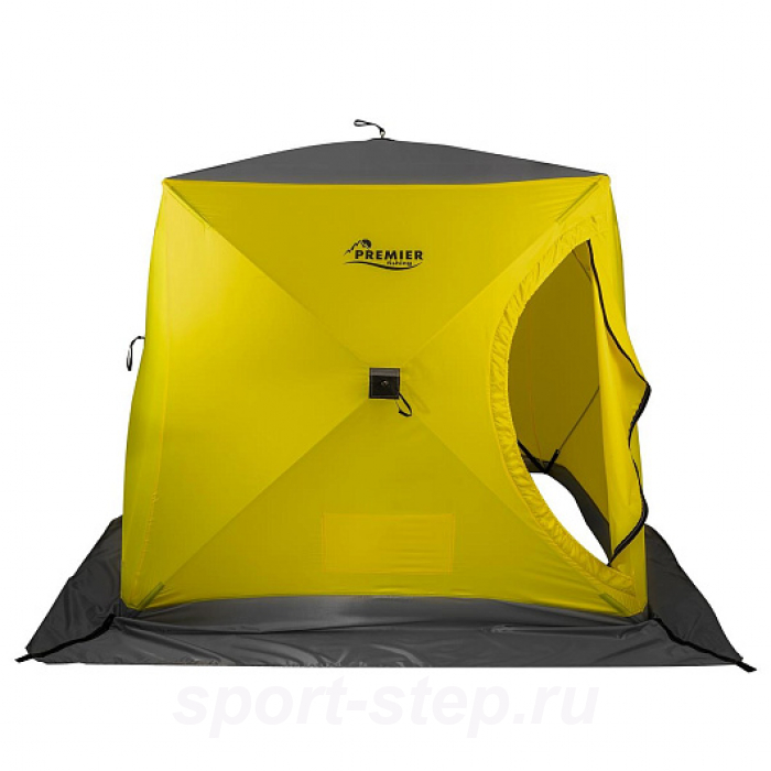 Палатка зимняя Куб-3 желтый/серый (PR-WFSC-210YG) PREMIER