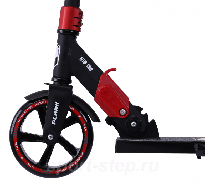 Самокат Plank Rio 180 черно-красный