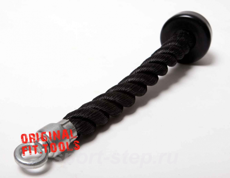 Гибкая тяга (канат) для трицепса одинарная Fit.Tools FT-MB-TPDR-S