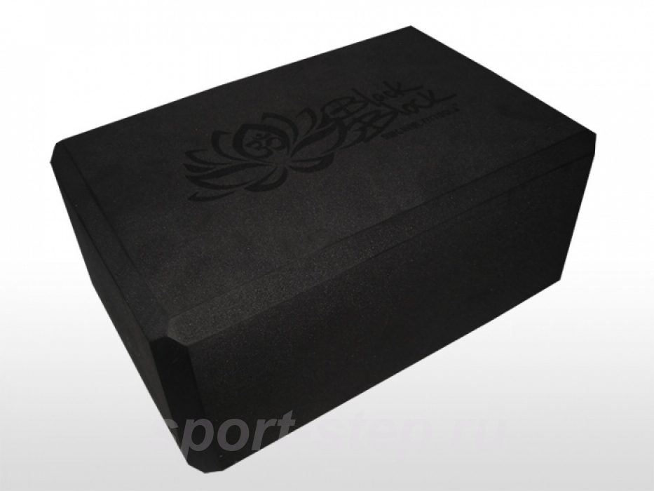 Блок для занятий йогой Black Block Fitness Tools FT-BLACK-BLOCK
