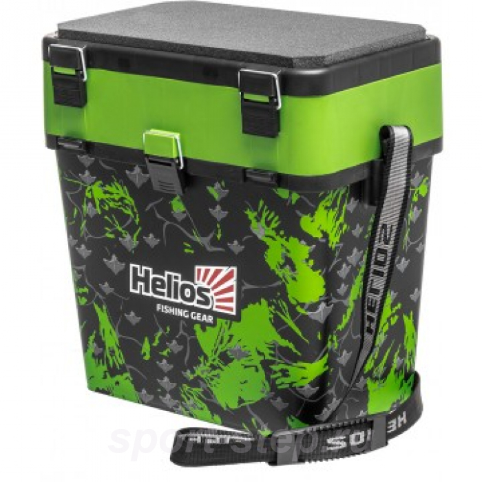 Ящик рыболовный зимний SHARK салатовый (HS-IB-19-SHG) Helios