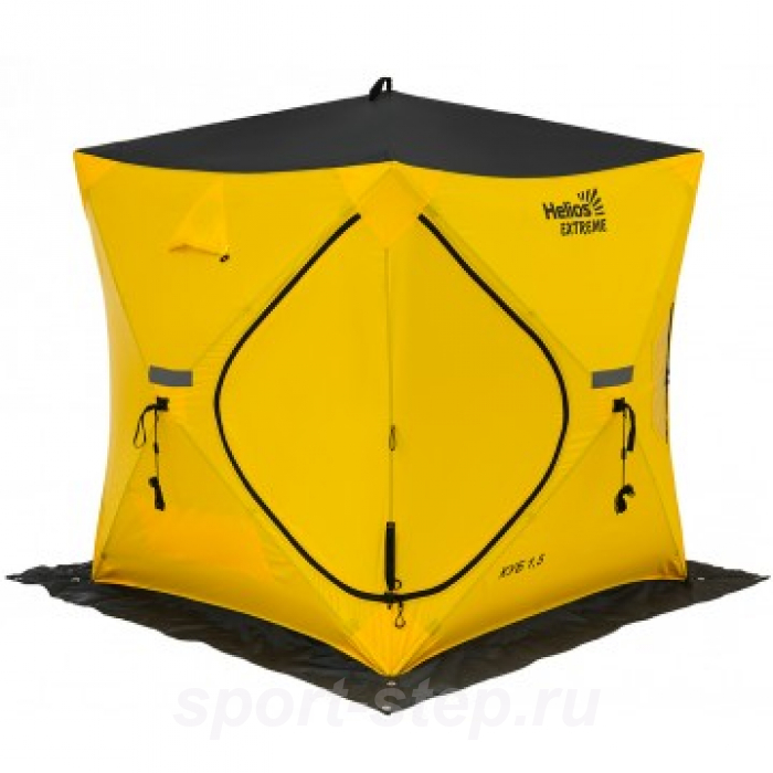 Палатка зимняя Куб EXTREME 1,5 х 1,5 Helios V2.0 (широкий вход) ТОНАР
