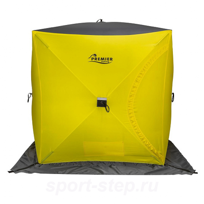 Палатка зимняя Куб-1 желтый/серый (PR-WFSC-150YG) PREMIER