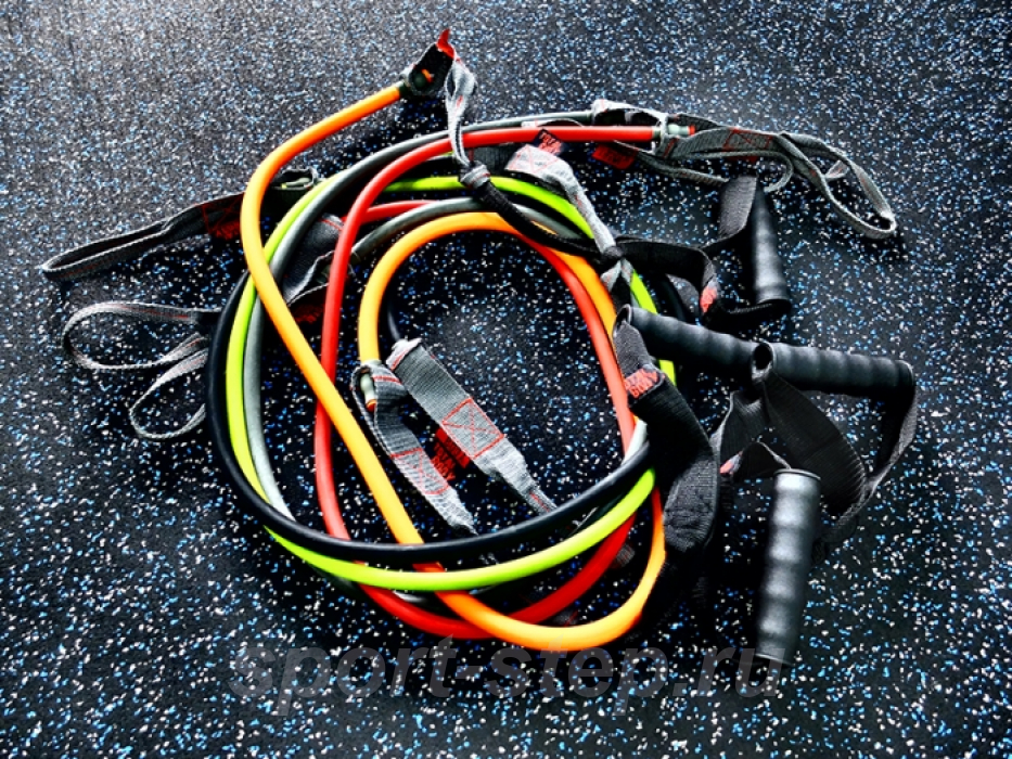 Эспандер трубчатый Total Body (латекс) оранжевый 22,6 кг FT-LTX-50LB