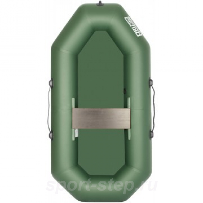 Лодка Бриз 190 (гребки + жесткое сиденье) зеленый