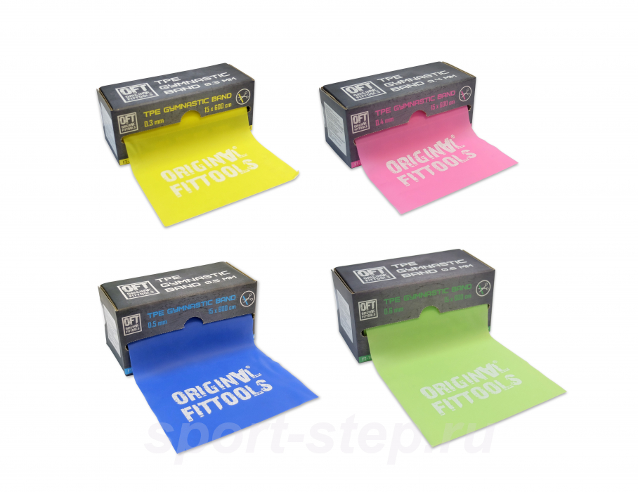 Эспандер ленточный TPE 6000х150х0.5 мм Original FitTools FT-TPEROLL-0.5