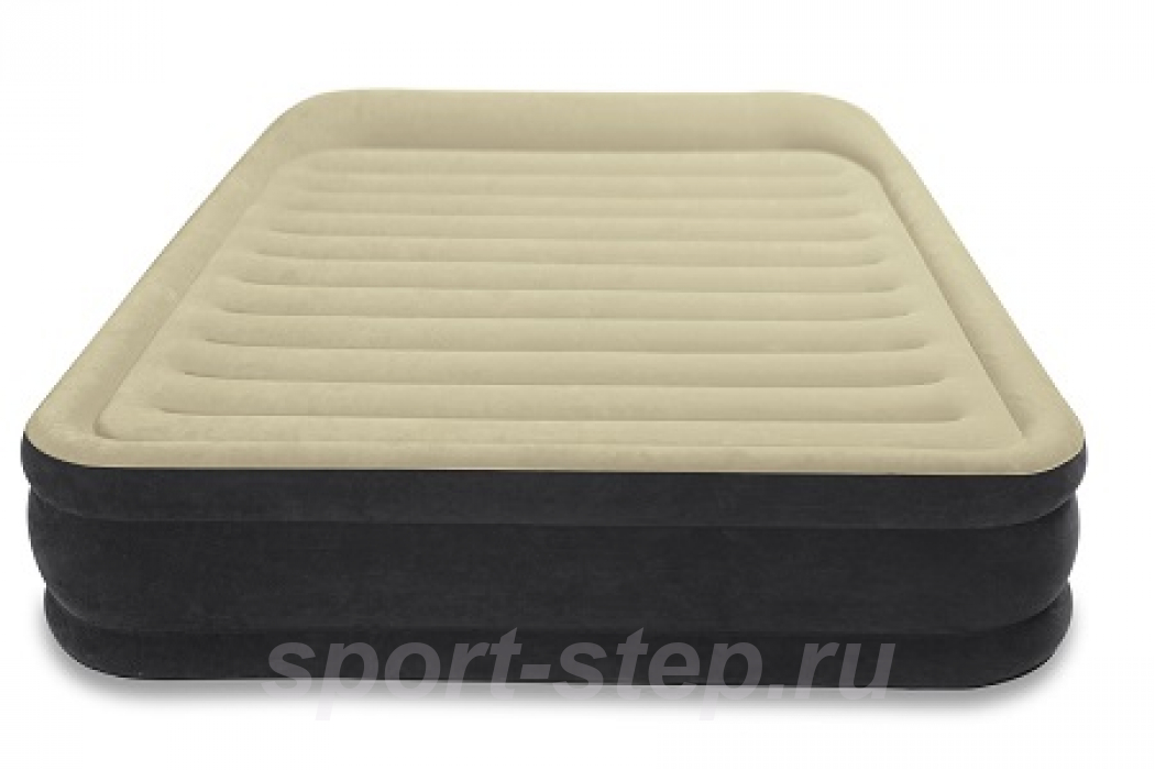 Двуспальная надувная кровать Premium Comfort Airbed Intex 64404  c встроенным электрическим насосом