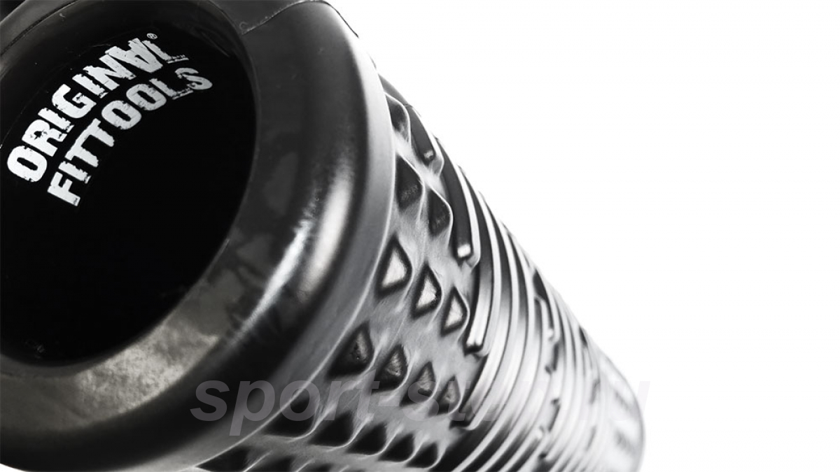 Цилиндр массажный 45х12,7 см черный Original Fittools FT-PU-18