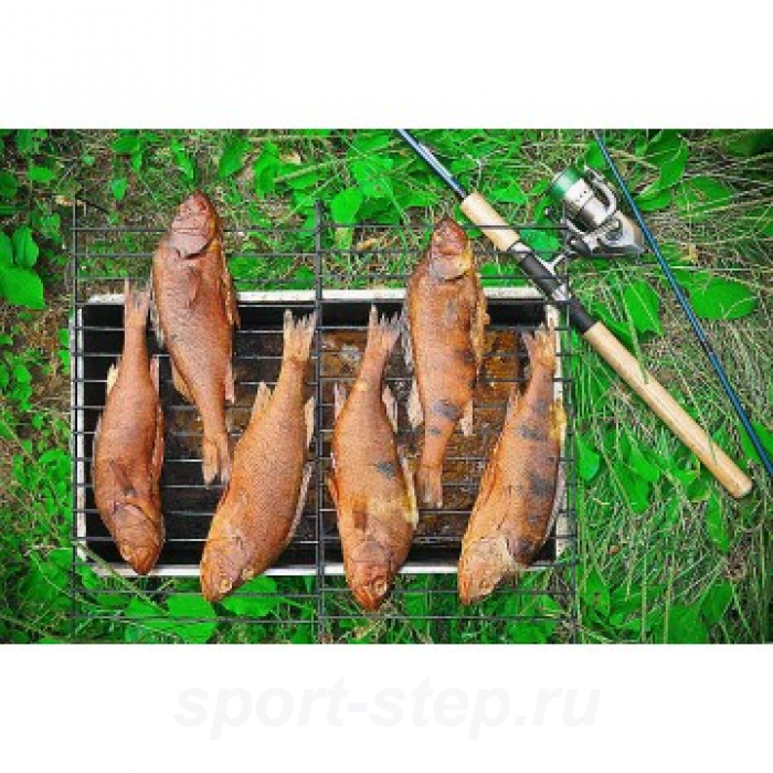 Коптильня двухъярусная Универсал с поддоном для сбора жира 480x280x270 (сталь 0,8 мм)