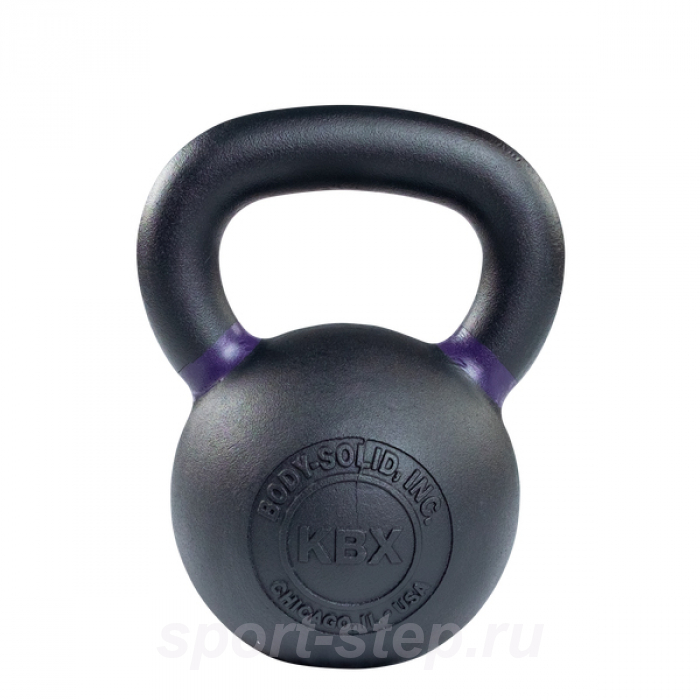 Гиря 20 кг чугунная фиолетовый кант Body-Solid KBX20KG