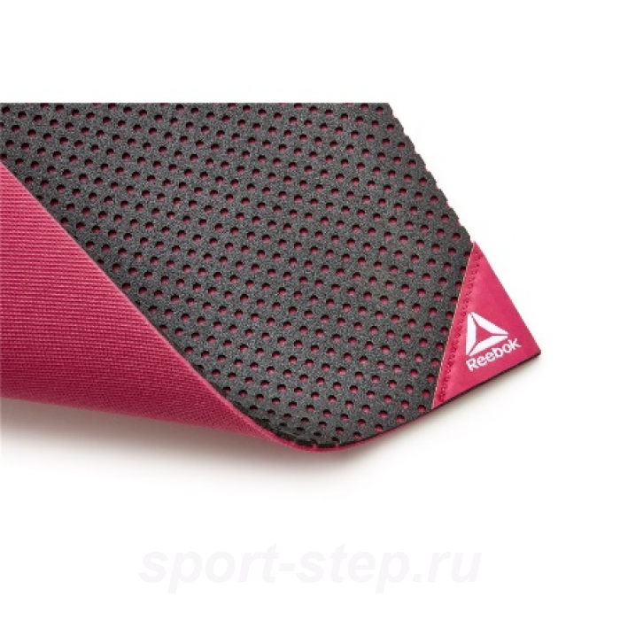 Коврик (мат) для фитнеса пористый Reebok, розовый