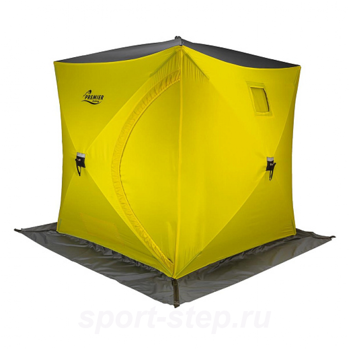 Палатка зимняя Куб-1 желтый/серый (PR-WFSC-150YG) PREMIER