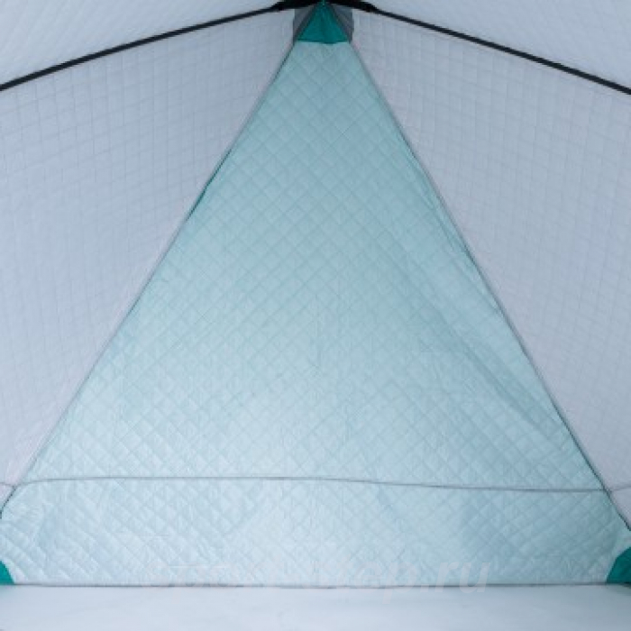 Палатка зимняя двускатная DELTA Комфорт biruza/gray Helios (HS-ISDC-BG)