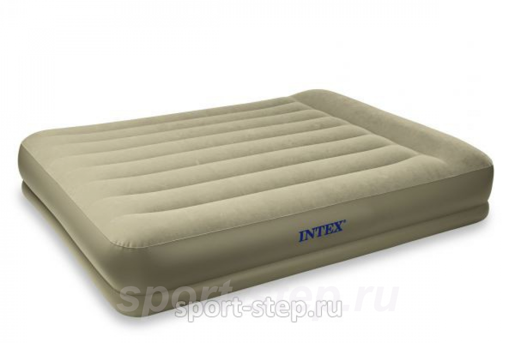 Двуспальная надувная кровать Intex Pillow Rest Mid-Rise 67746 без насоса