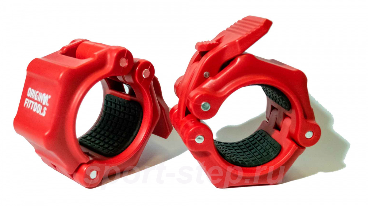 Замки олимпийские пластиковые красные (пара) Original FitTools FT-JKK02