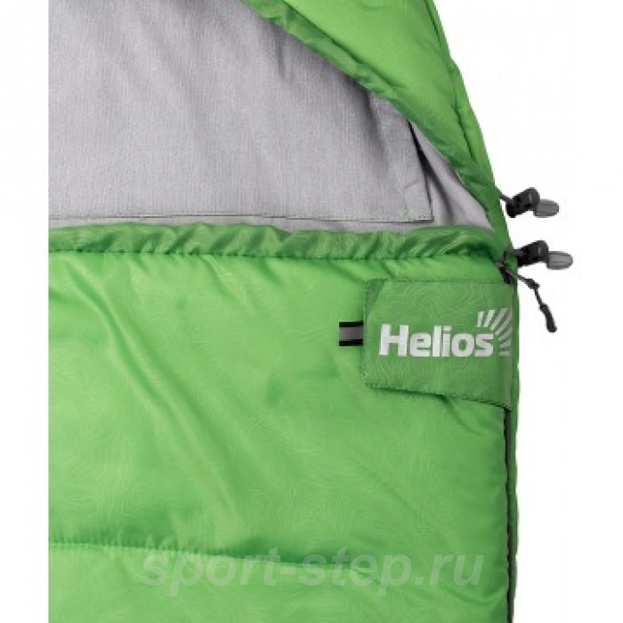 Спальный мешок TORO Wide 300L (220Х90, левый, стратекс, салатовый) (T-HS-SB-TW-300L) Helios