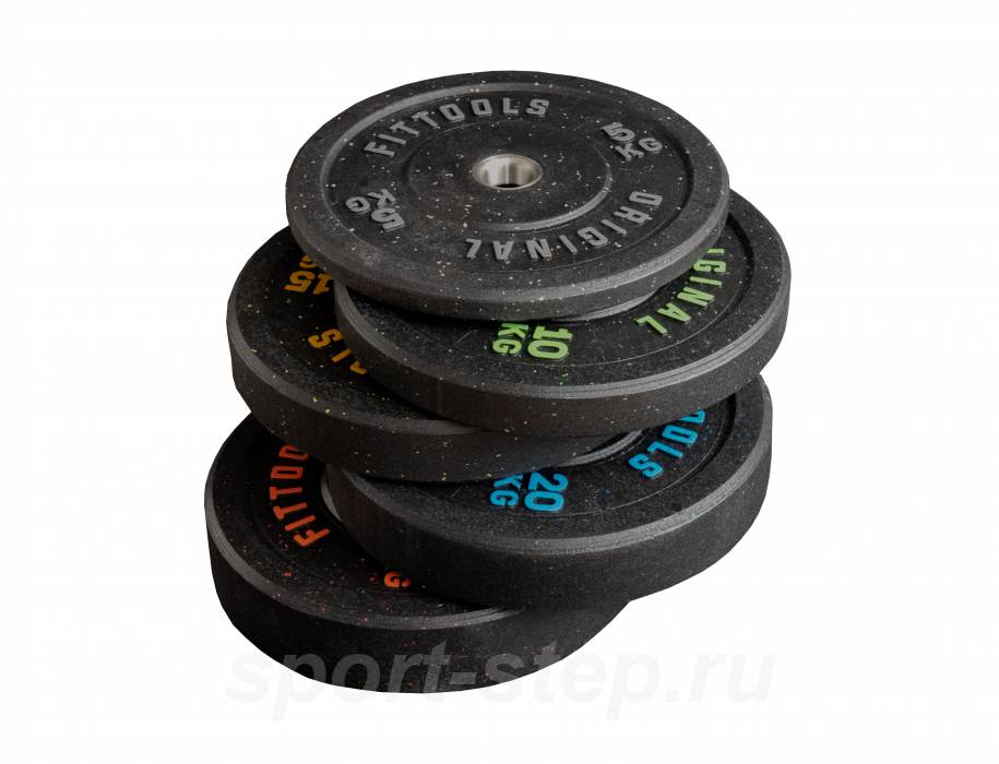 Диск бамперный 15 кг Original FitTools FT-RPI-15