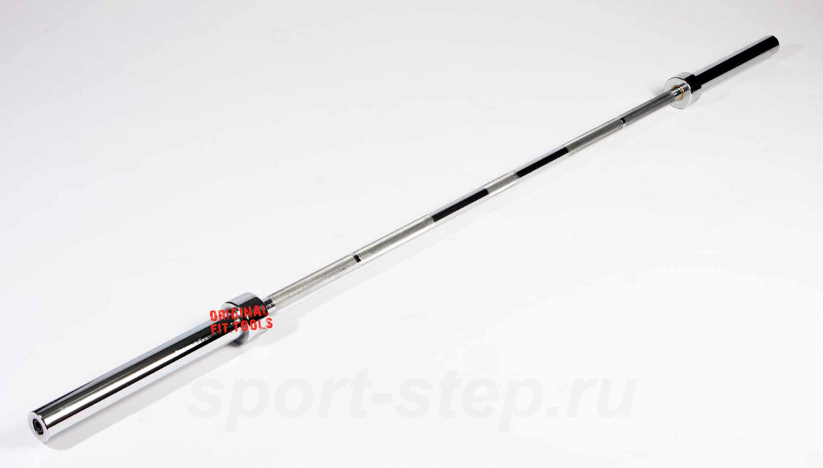 Гриф олимпийский, FT-OB-500LBS-CROME 500 фунтов (226 кг) хромированный Fit.Tools