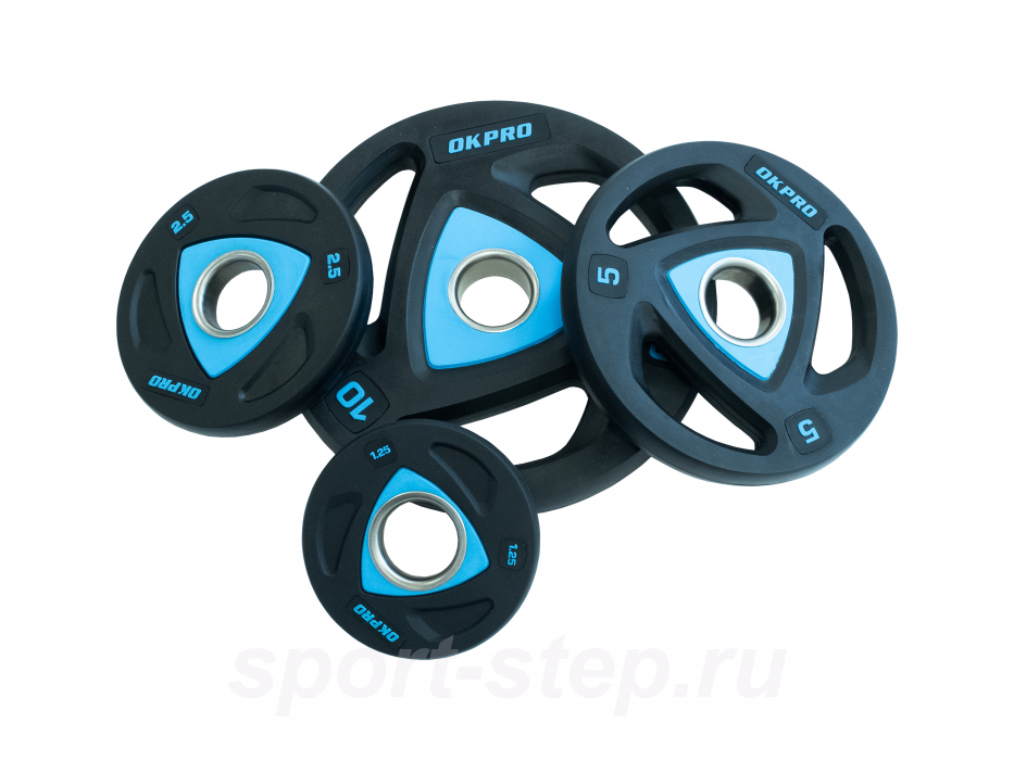 Диск олимпийский полиуретановый 5 кг OKPRO OK2037-500