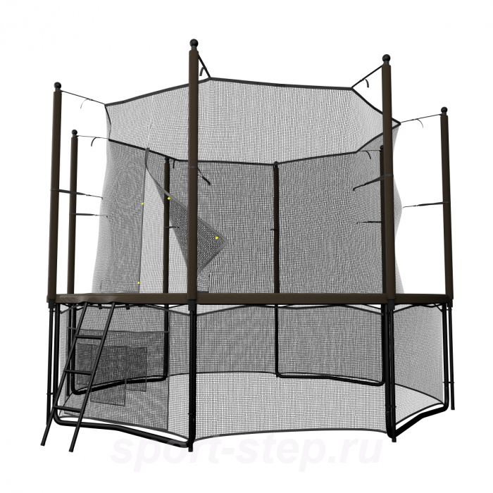 Батут UNIX line Black&Brown 12 ft (inside)