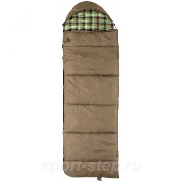 Спальный мешок Beluha 220*70 (200 гр/м.кв) хаки (термофайбер/шерсть) Helios