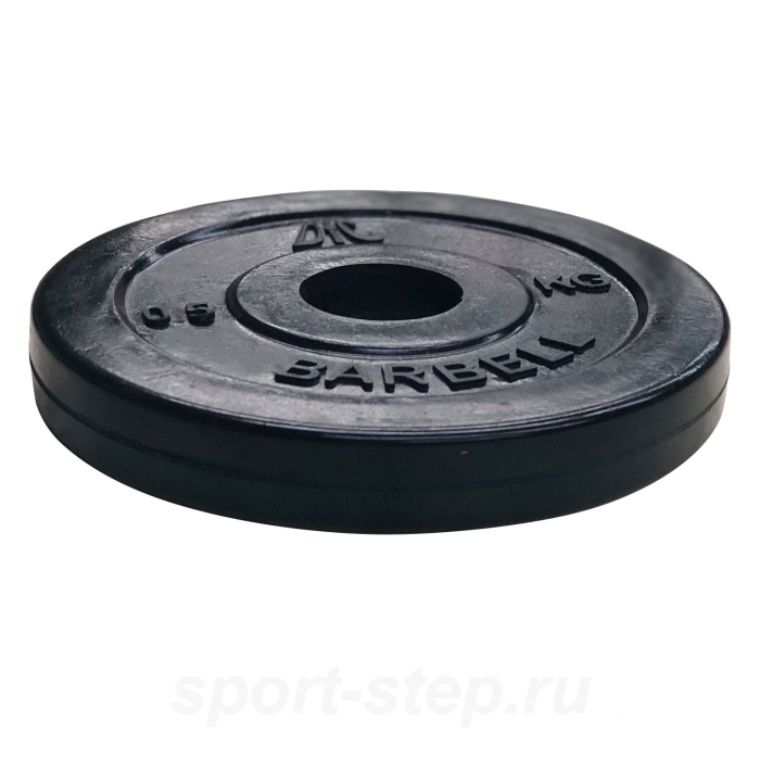 Диск обрезиненный DFC, чёрный, 31 мм, 5кг, WP021-31-5