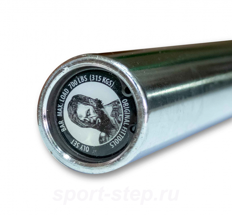 Гриф олимпийский прямой 86", до 315 кг, хромированный OFT FT-OB-700LBS-CROME